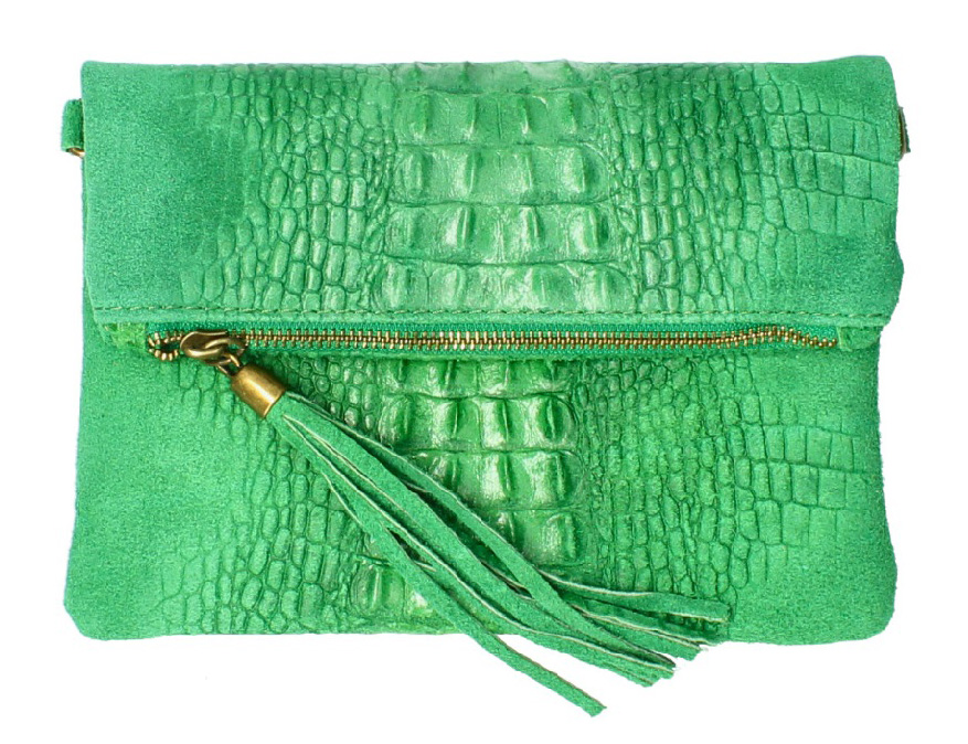 Vêtement en cuir Maroquinerie femme vert