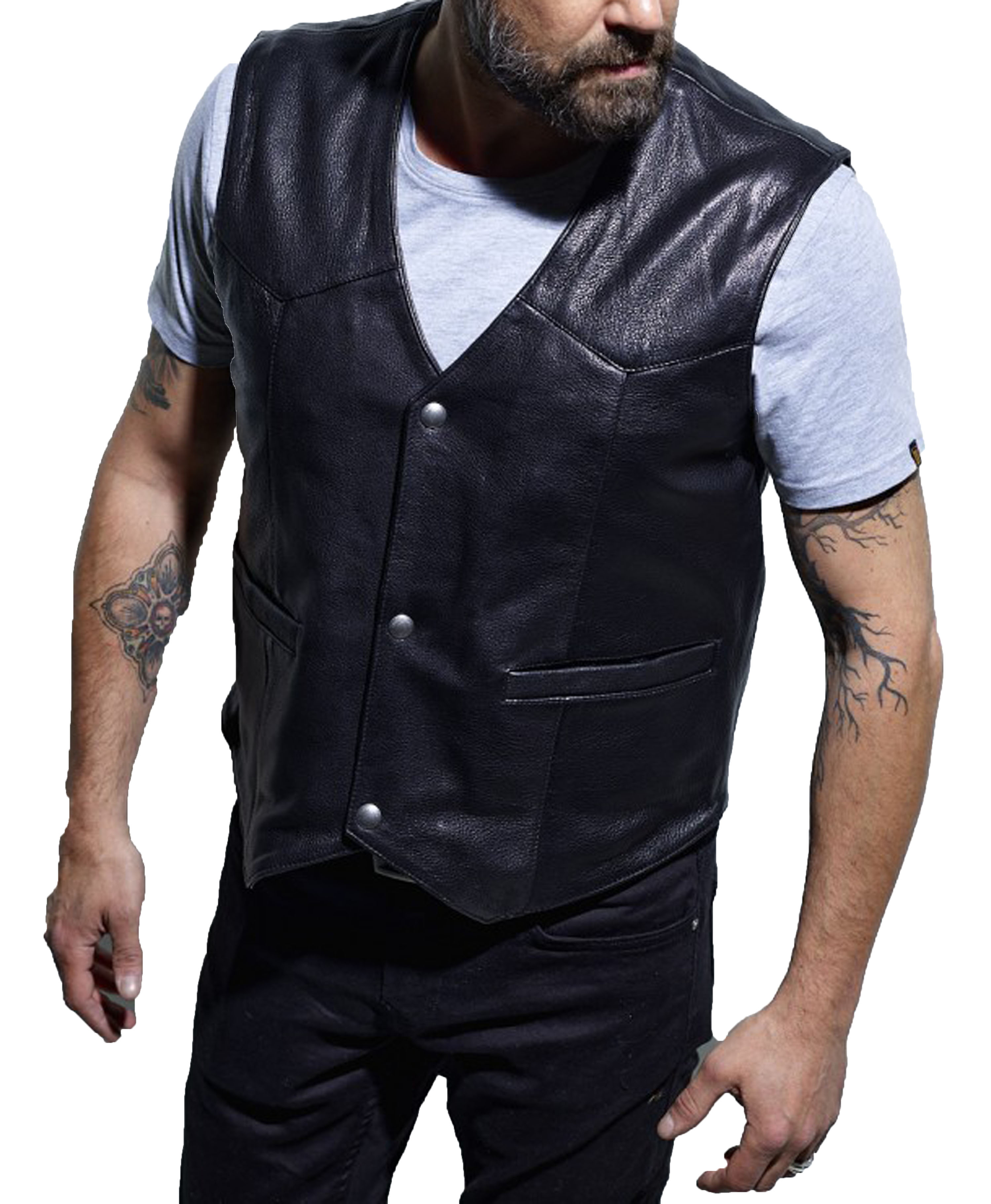 gilets noirs homme