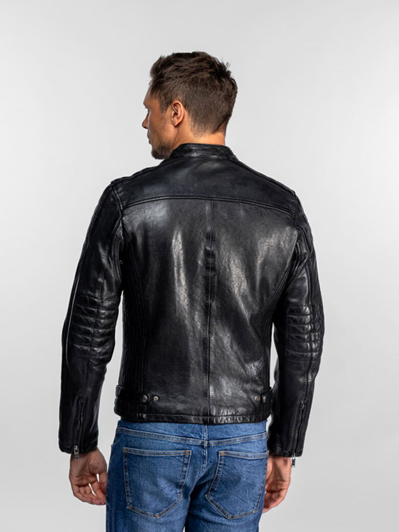 Vêtement en cuir Blousons cuir noir