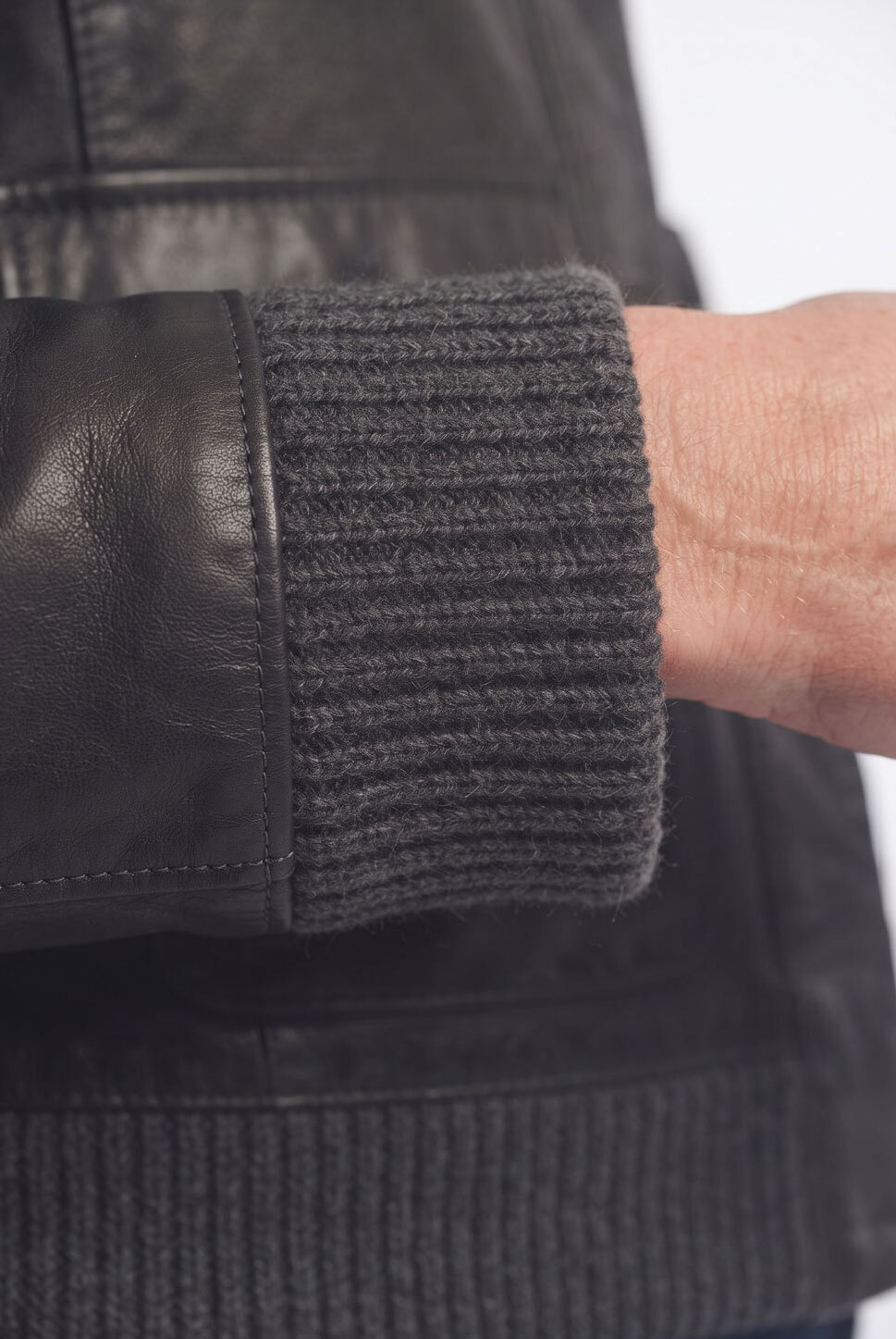 Vêtement en cuir Blousons cuir noir