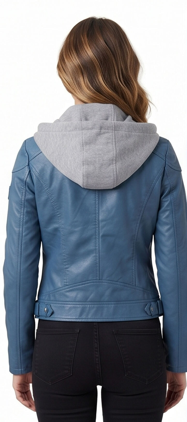 Vêtement en cuir Blousons cuir bleu