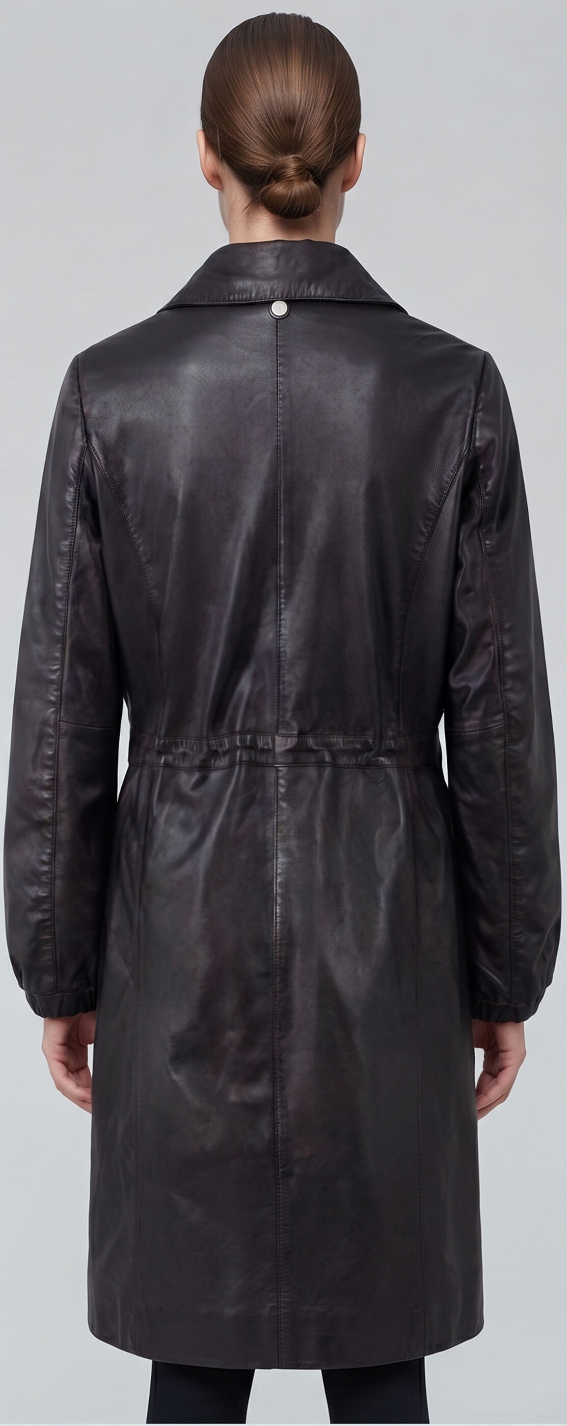 Vêtement en cuir Manteaux cuir noir