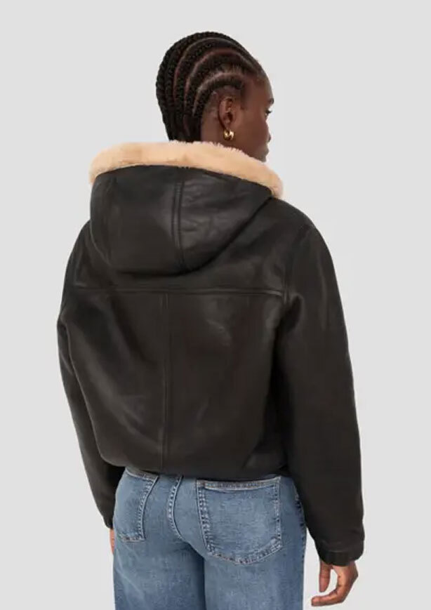 Vêtement en cuir Blousons cuir noir, beige
