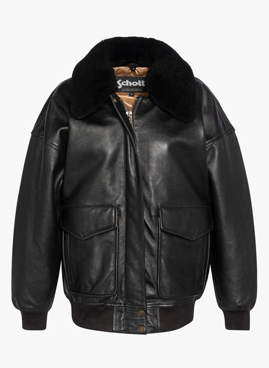 Vêtement en cuir Blousons cuir noir