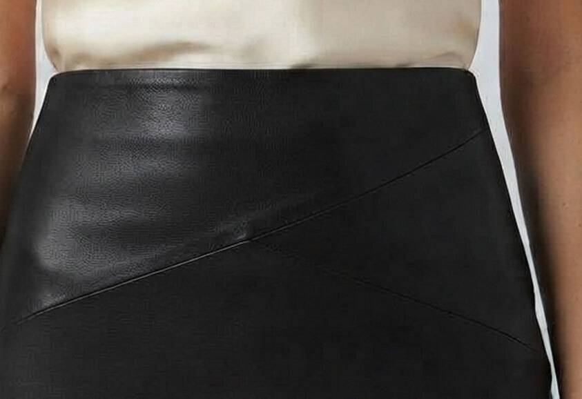 Vêtement en cuir Pantalons, Robes, Jupes noir