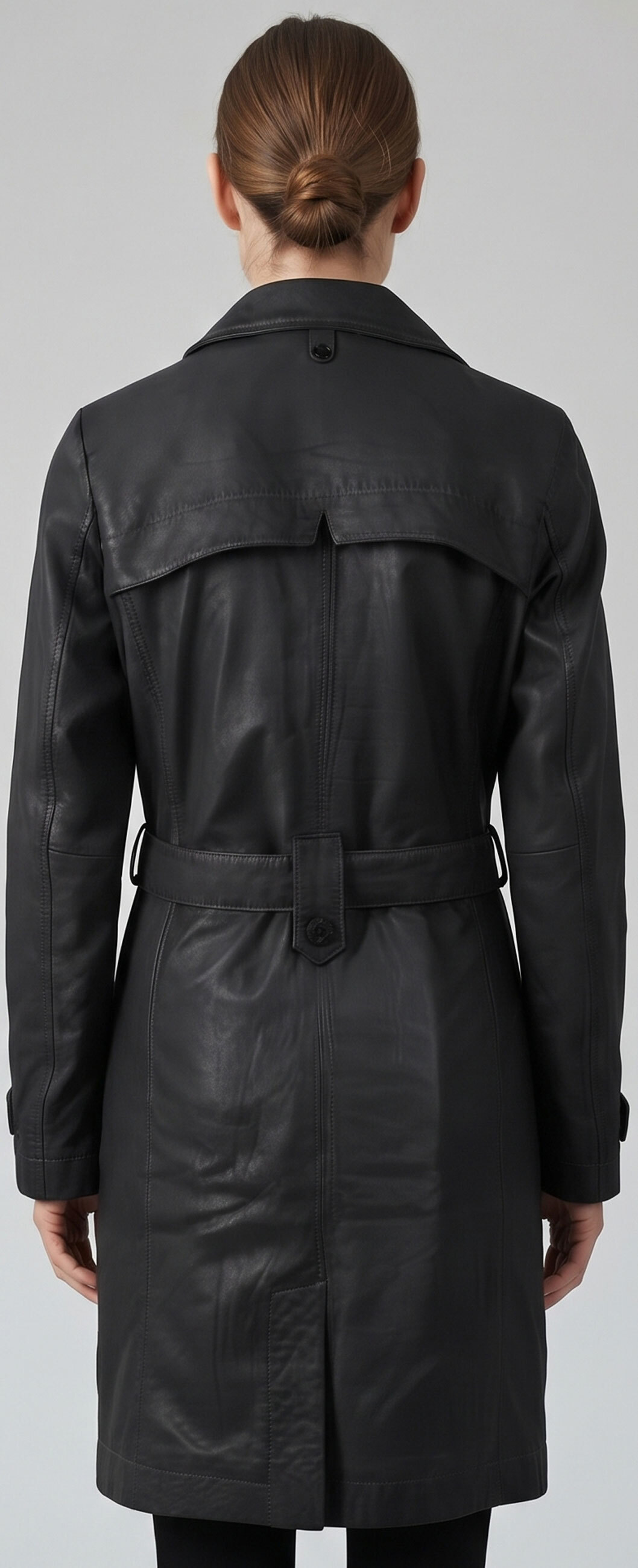 Vêtement en cuir Manteaux cuir noir