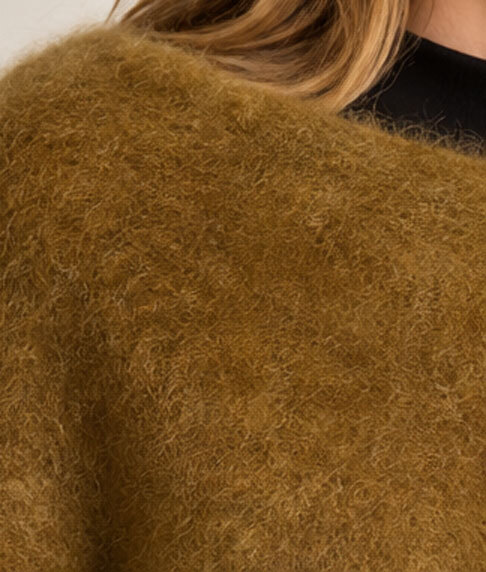 Vêtement en cuir Gilets Ponchos cuir & fourrure  taupe