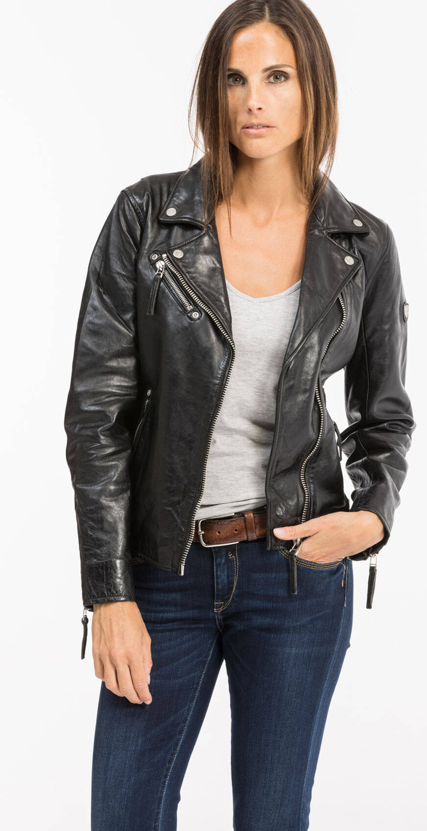 Bomber Leather jackets GIPSY of leather lamb-ref \