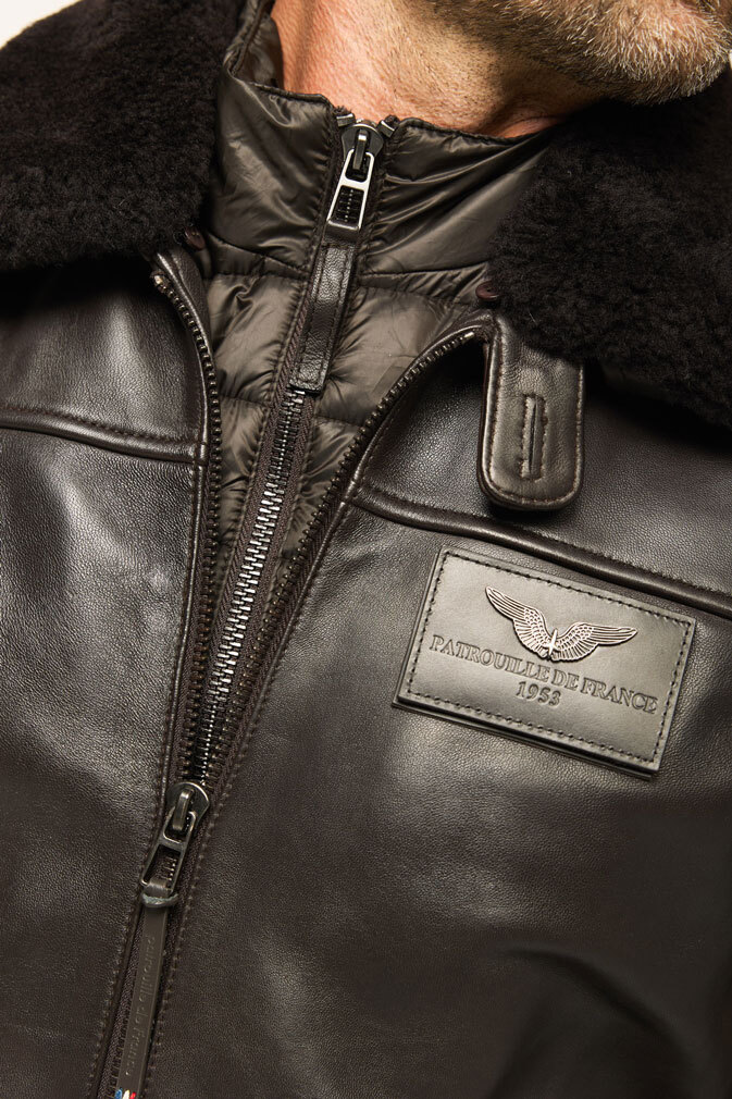 Vêtement en cuir Blousons cuir marron