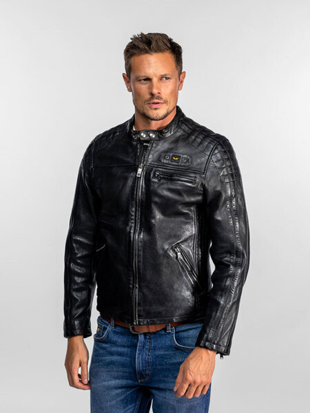 Vêtement en cuir Blousons cuir noir