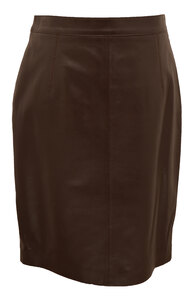 Vêtement en cuir Robes & jupes cuir marron