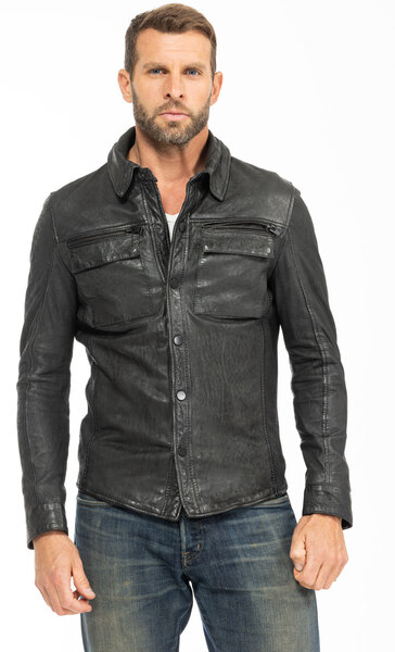 Jackets half length leather Leather shop Cuirs Guignard Leather clothing