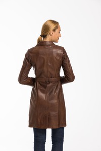 Vêtement en cuir Manteaux cuir marron