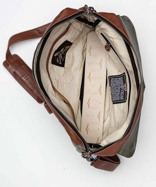 Vêtement en cuir Maroquinerie femme kaki