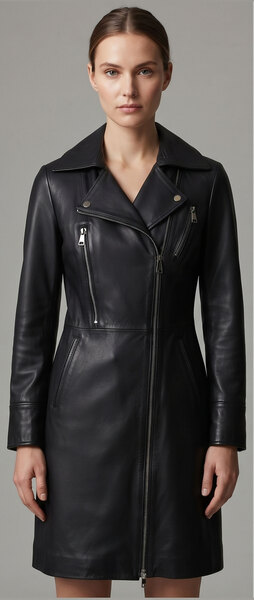 Vêtement en cuir Manteaux cuir noir