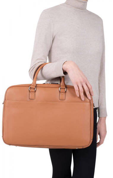Vêtement en cuir Maroquinerie femme cognac