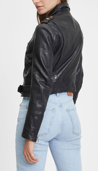 Vêtement en cuir Blousons cuir noir