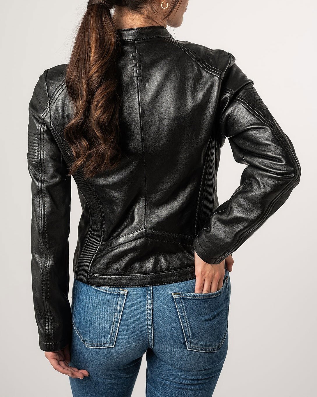 Vêtement en cuir Blousons cuir noir